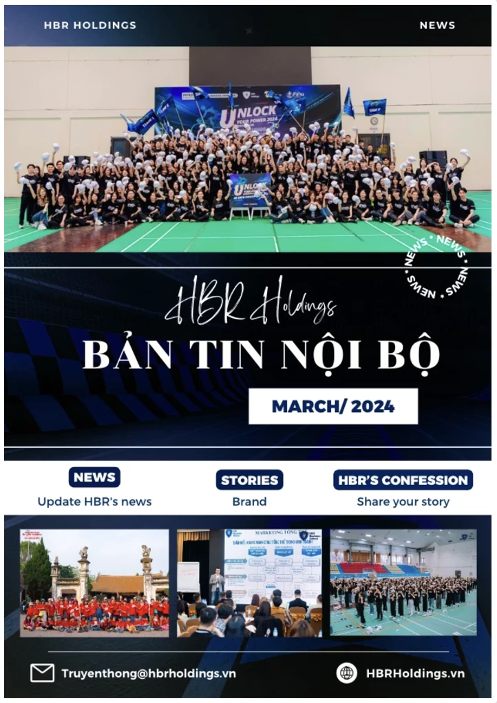 BẢN TIN NỘI BỘ HBR HOLDINGS THÁNG 3 2024