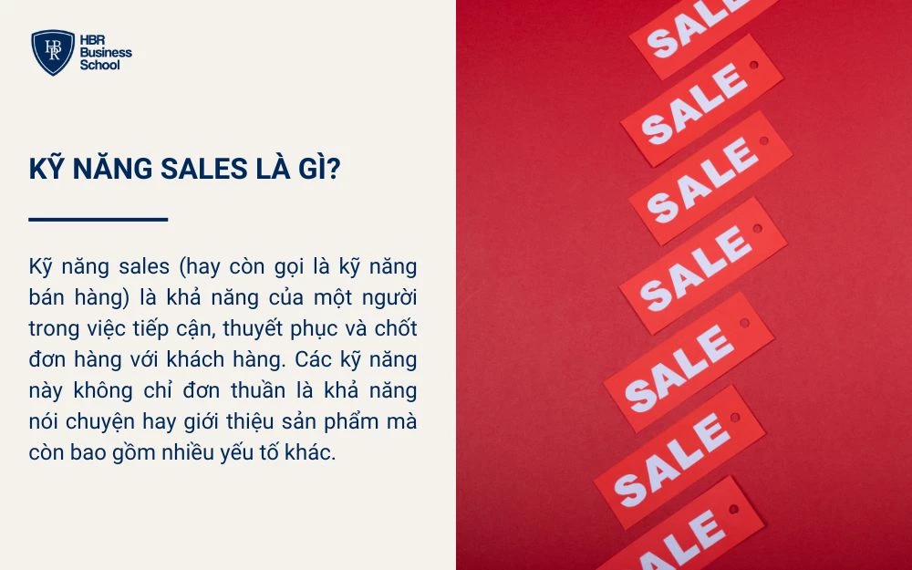 Kỹ năng sales là gì?