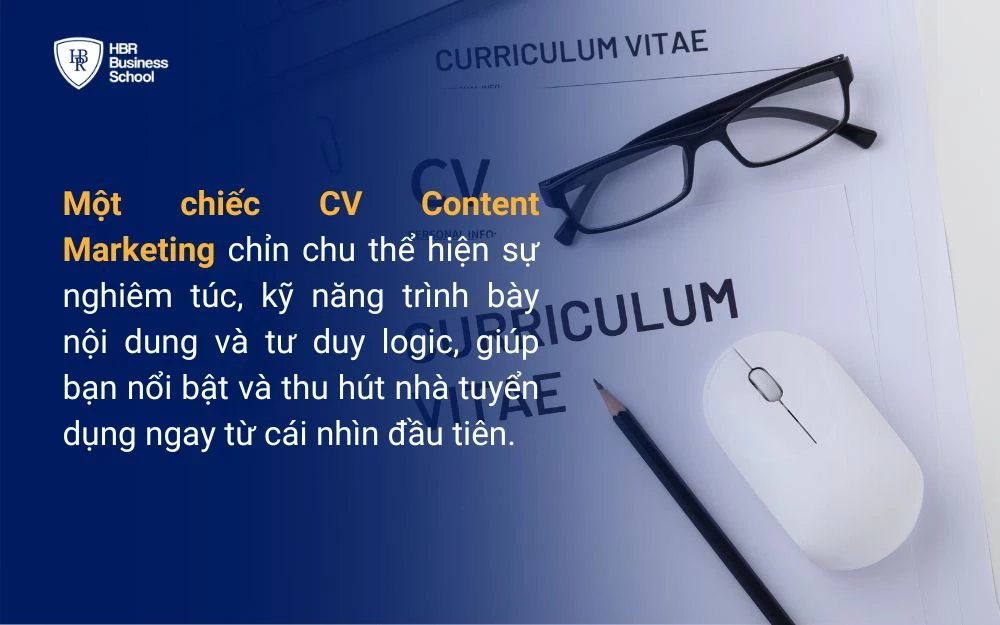 CV là “bộ mặt” của ứng viên Content Marketing