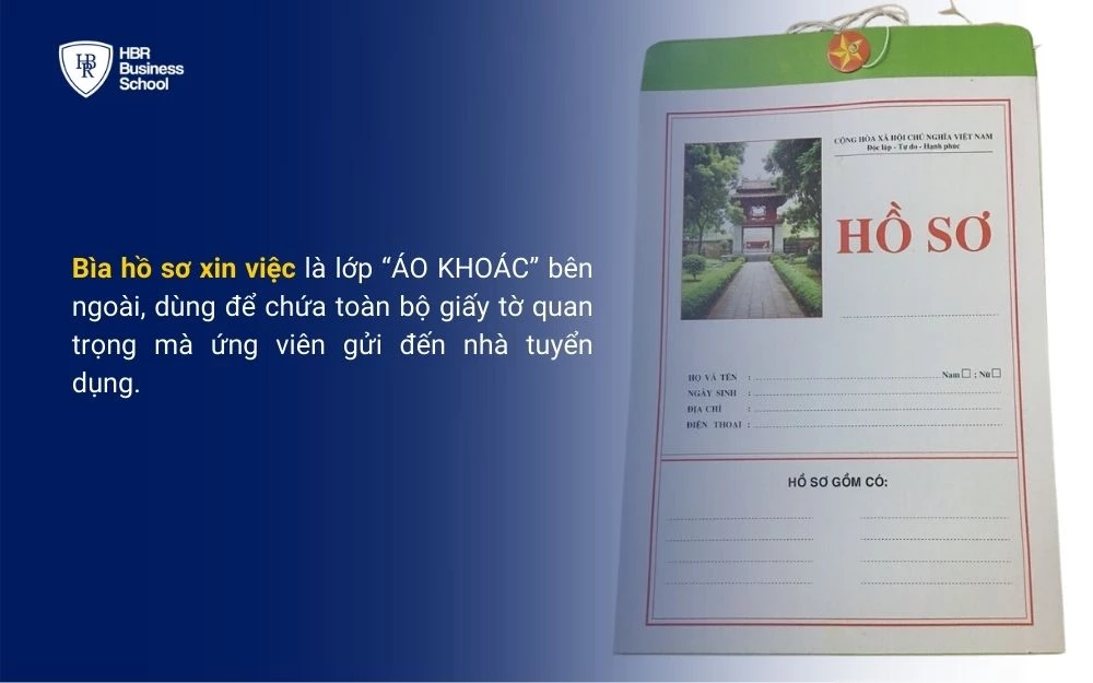 Bìa hồ sơ xin việc thường bị ứng viên bỏ qua tạo nên sự thiếu chuyên nghiệp trong mắt nhà tuyển dụng