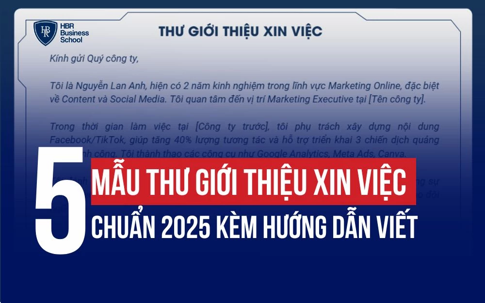 5+ MẪU THƯ GIỚI THIỆU XIN VIỆC CHUẨN 2025 KÈM HƯỚNG DẪN VIẾT