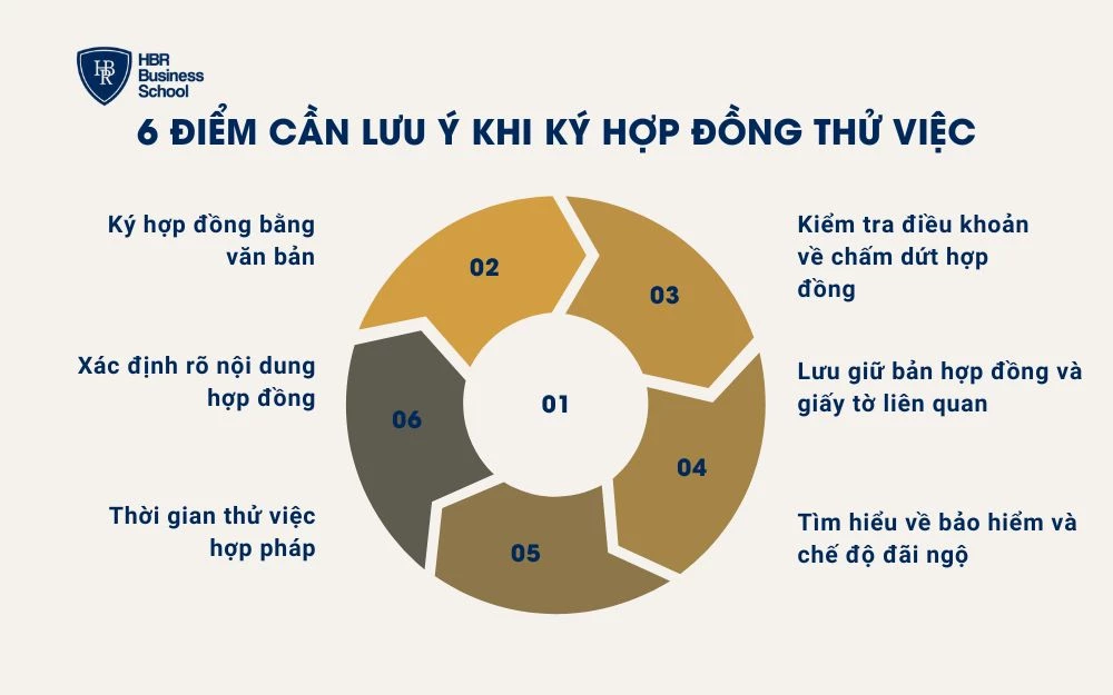 6 Điểm cần lưu ý khi ký hợp đồng thử việc