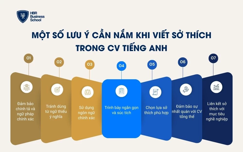 7 lưu ý cần nắm khi viết sở thích trong CV