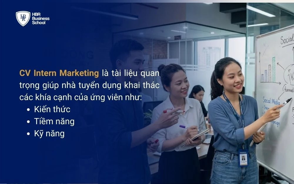 CV intern marketing hỗ trợ ứng viên thể hiện bản thân trước nhà tuyển dụng
