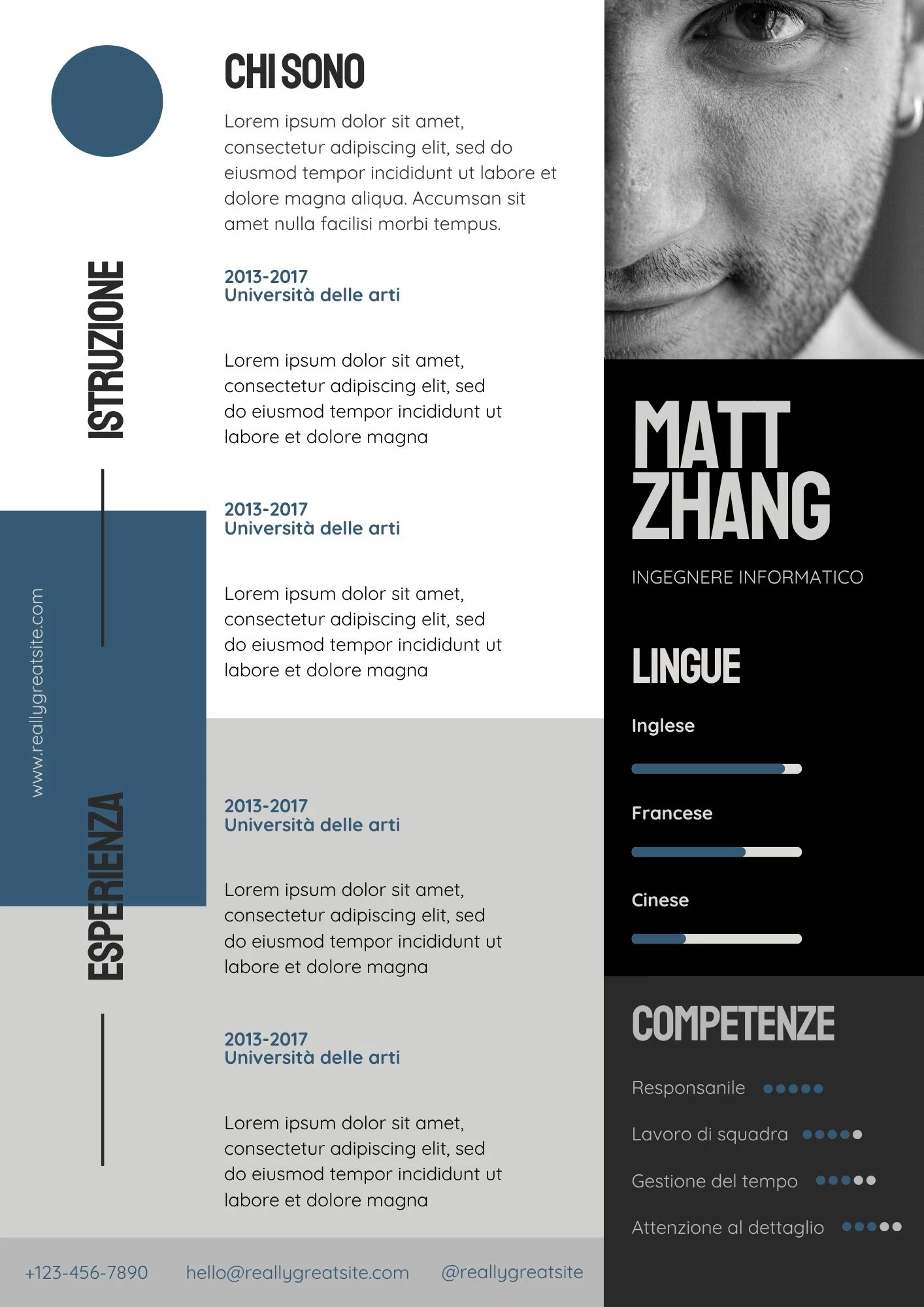 Mẫu CV nhân viên văn phòng bằng tiếng Anh 2