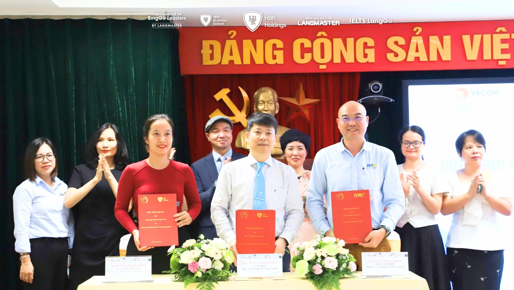 Lễ ký kết hợp tác giữa tập đoàn HBR Holdings và Học viện Phụ nữ Việt Nam ngày 25/08/2025.