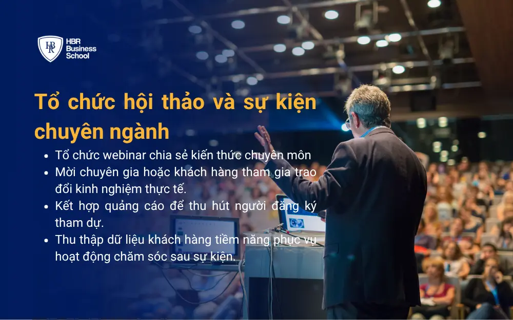 Tổ chức hội thảo và sự kiện chuyên ngành