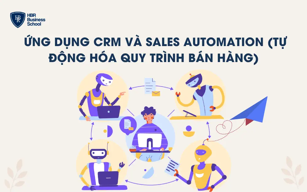 Ứng dụng CRM và Sales Automation (tự động hóa quy trình bán hàng)