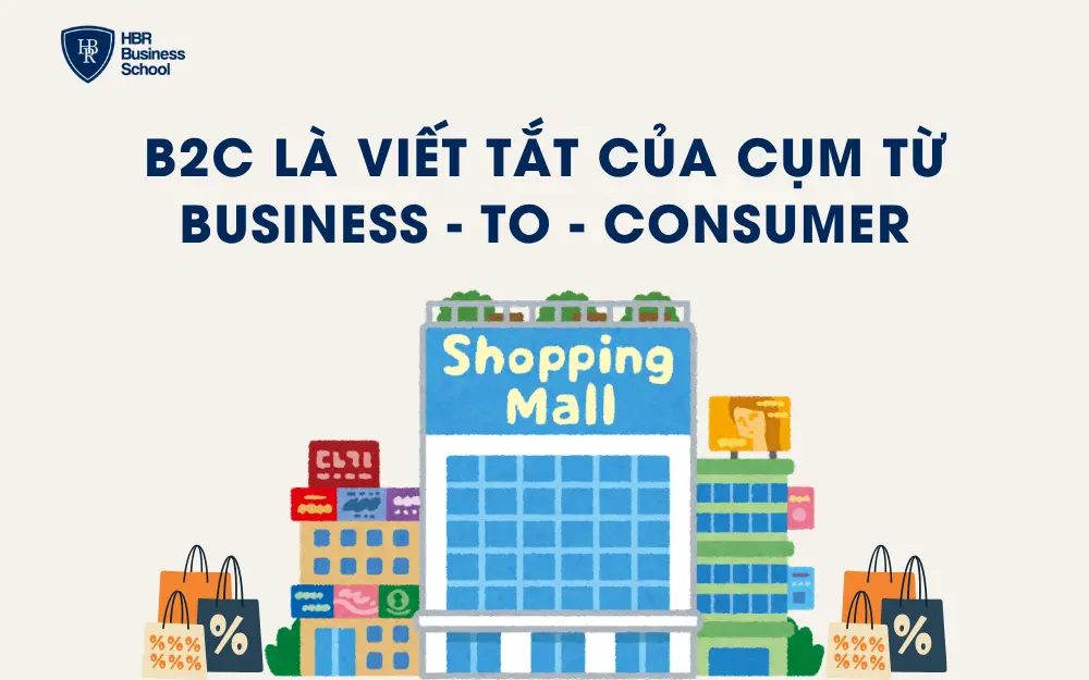 B2C là viết tắt của cụm từ Business-to-Consumer