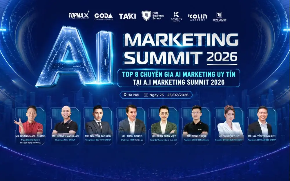 TOP 8 CHUYÊN GIA A.I MARKETING HÀNG ĐẦU TẠI VIỆT NAM HIỆN NAY