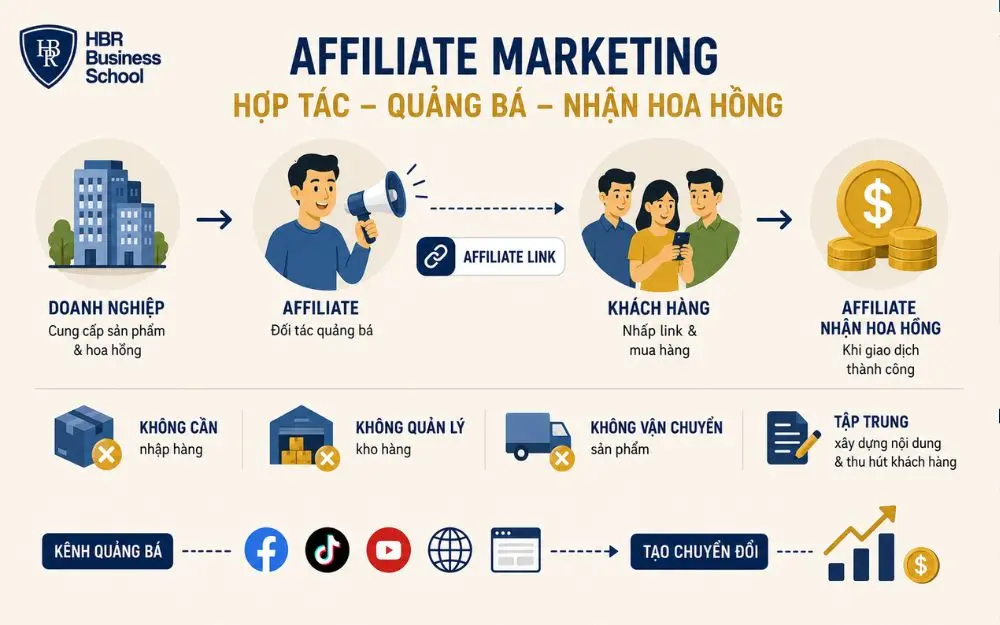 Affiliate Marketing giúp tạo thu nhập từ nội dung và chuyển đổi khách hàng