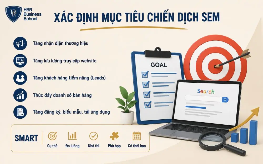 Xác định mục tiêu SEM rõ ràng giúp tối ưu ngân sách và nâng cao hiệu quả quảng cáo