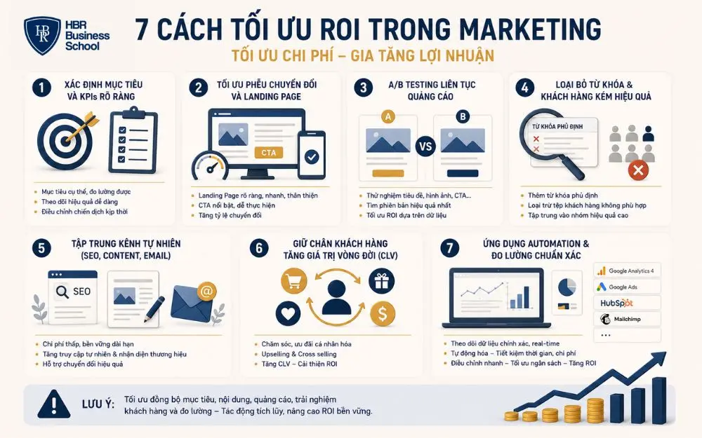 7 cách tối ưu ROI giúp tăng lợi nhuận và nâng cao hiệu quả Marketing