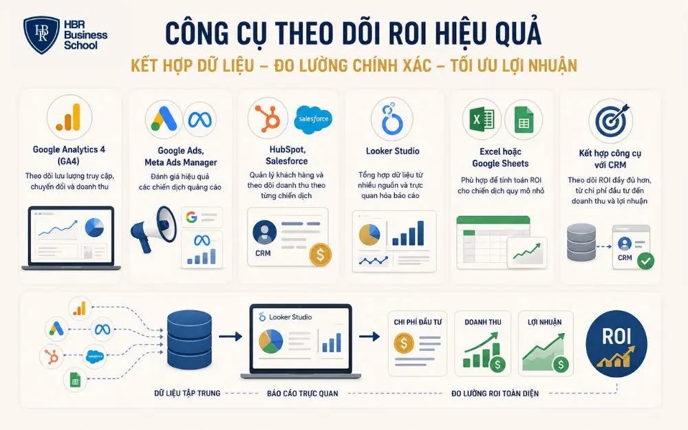 Công cụ đo lường ROI giúp tối ưu dữ liệu, doanh thu và lợi nhuận Marketing