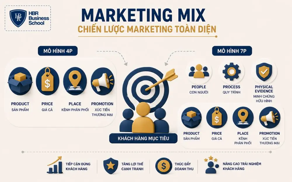 Marketing Mix giúp doanh nghiệp xây dựng chiến lược tiếp cận và tăng trưởng bền vững