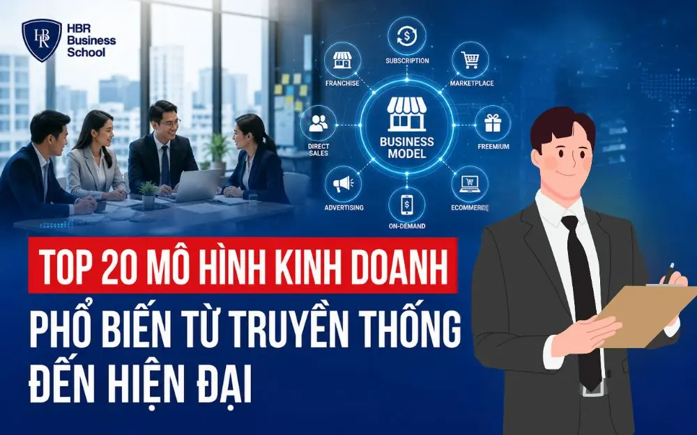 TOP 20 MÔ HÌNH KINH DOANH HIỆU QUẢ TỪ TRUYỀN THỐNG ĐẾN HIỆN ĐẠI