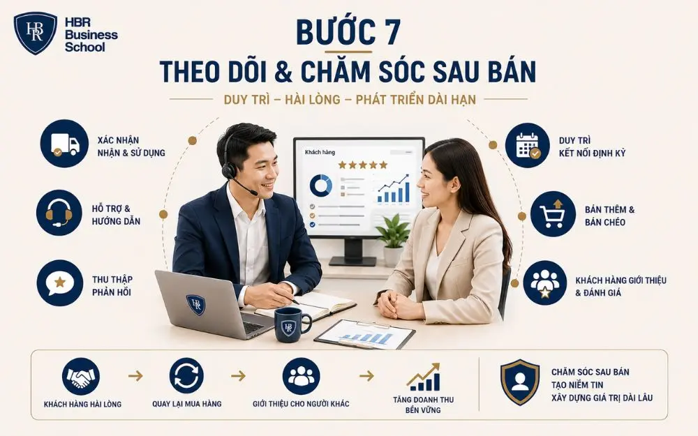 Chăm sóc sau bán giúp giữ chân khách hàng và tăng doanh thu bền vững