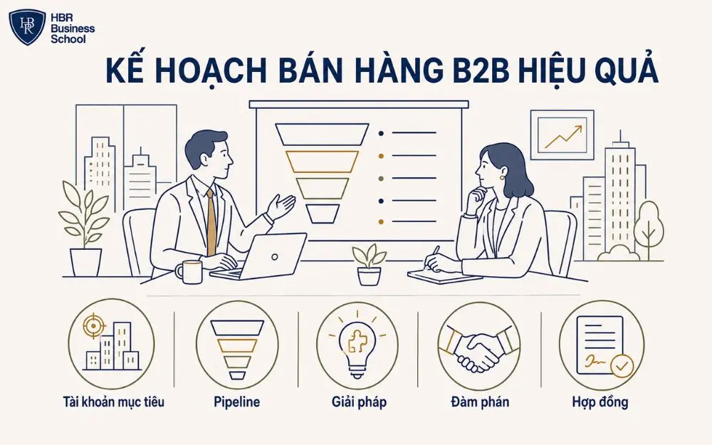 Kế hoạch bán hàng online giúp đồng bộ kênh, quảng cáo và chuyển đổi.