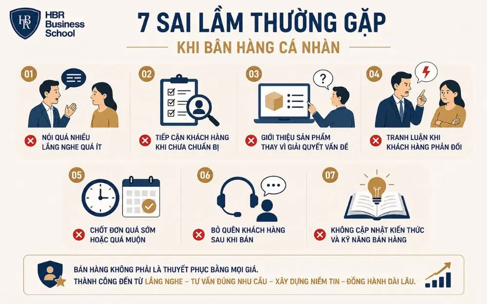 Nhận diện sai lầm giúp Sales cải thiện tư vấn và tăng tỷ lệ chuyển đổi