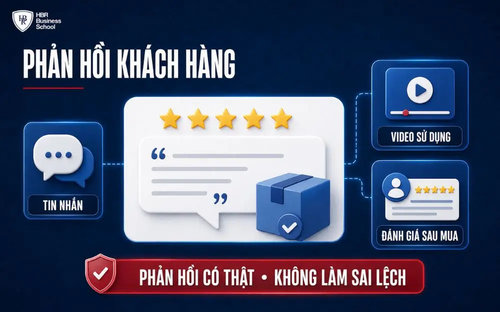 Bài đăng sử dụng phản hồi của khách hàng